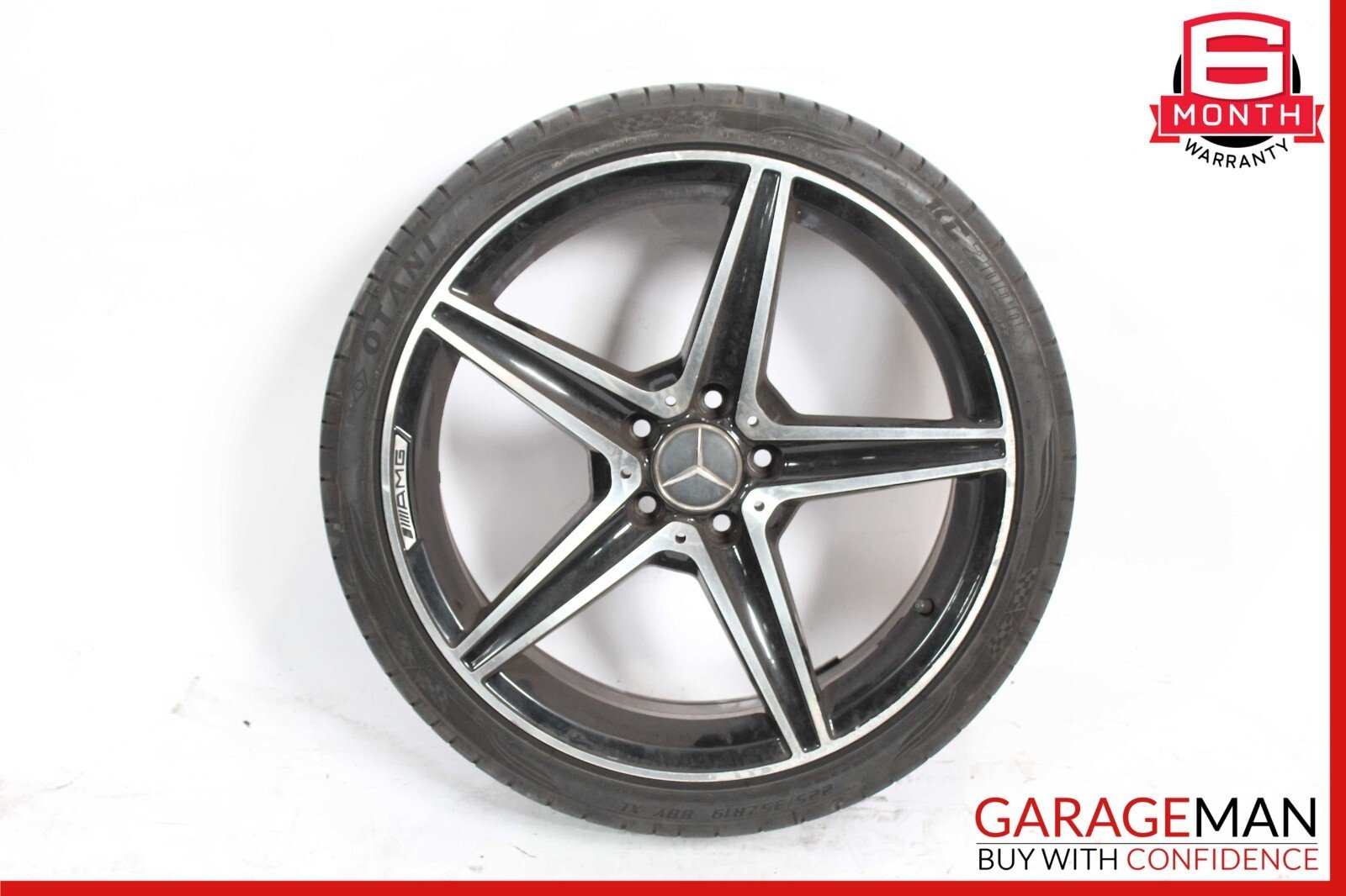 Mercedes AMG Right / Left Side Wheel Tire Rim 8Jx19H2 ET43 | eBay