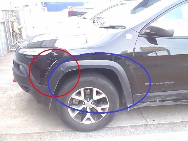 Left Front Guard Flare