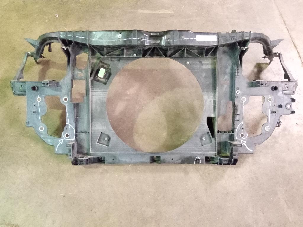 Front Upper Radiator Support Panel