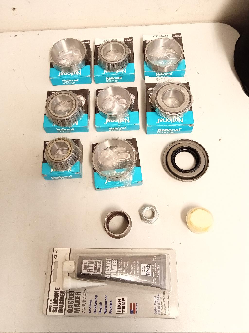 Diff Bearing/seal kit D30 front-short pinion