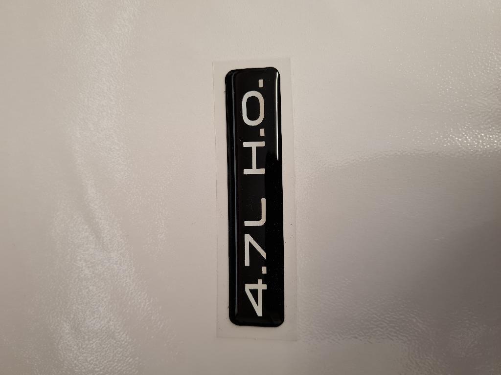 Decal Stickers-4.7 HO on t/gate