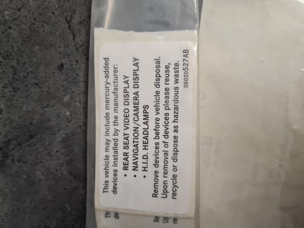 Decal Stickers-warning,Fr dr frame