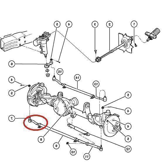 Right Front Outer Tie Rod