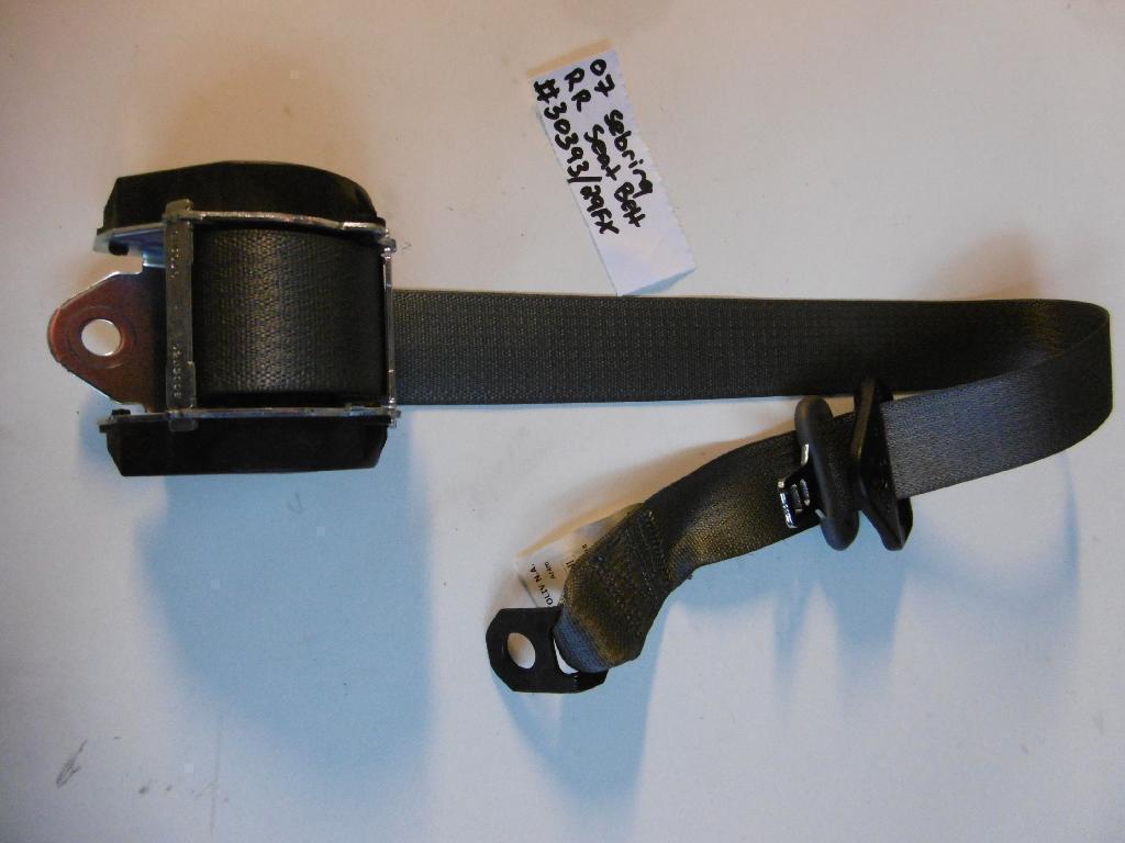 Right Rear Seat belt