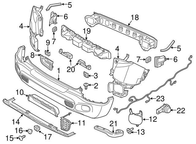 Rear Bumper Moulding