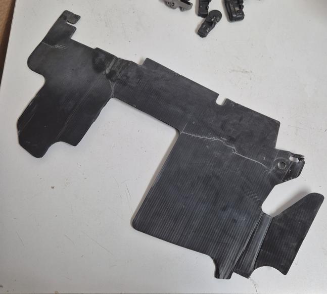 Right Front Radiator Air Deflector